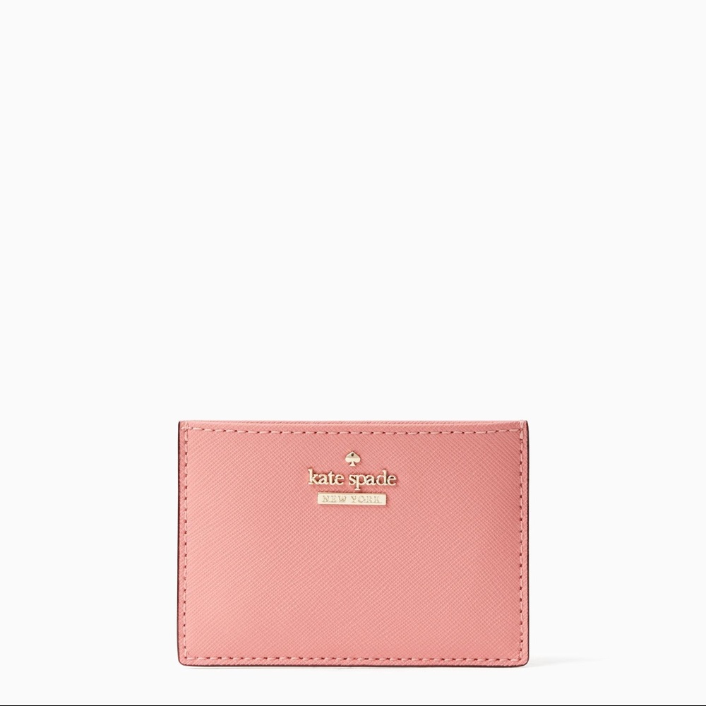 Kate Spade card holder in Yucatan pink